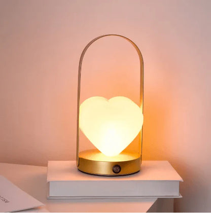 Heart-Shaped LED Night Lamp