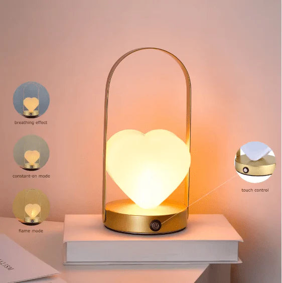 Heart-Shaped LED Night Lamp