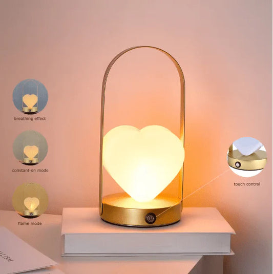 Heart-Shaped LED Night Lamp